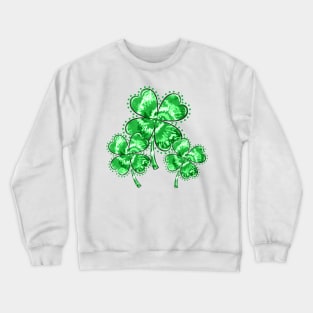 Trio Tie Dye Shamrock Crewneck Sweatshirt